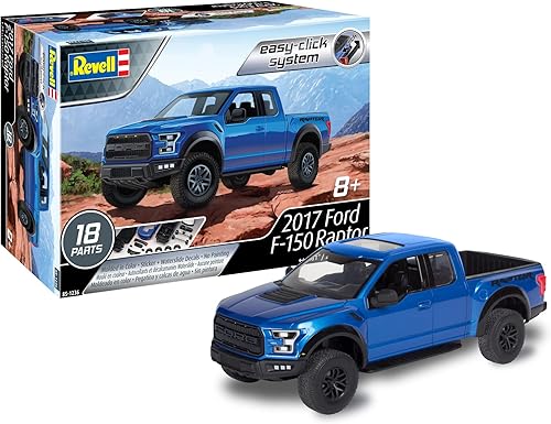 Revell 85-1236 2017 Ford F-150 Raptor Escala 1:25 18 piezas Nivel de habilidad 2 Modelo Kit de construcción de camiones