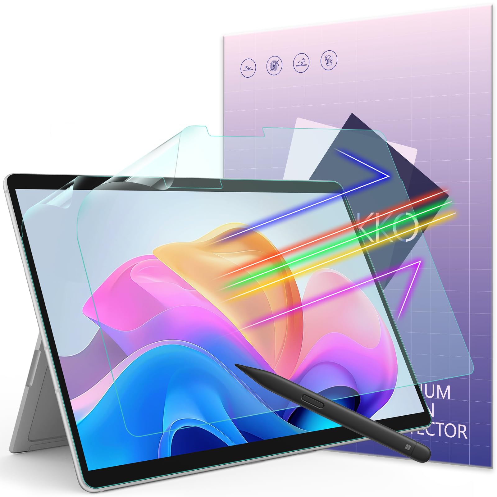 IPROKKO Blue Light Screen Protector for 13" Surface Pro 11/10/9/8/X/12th