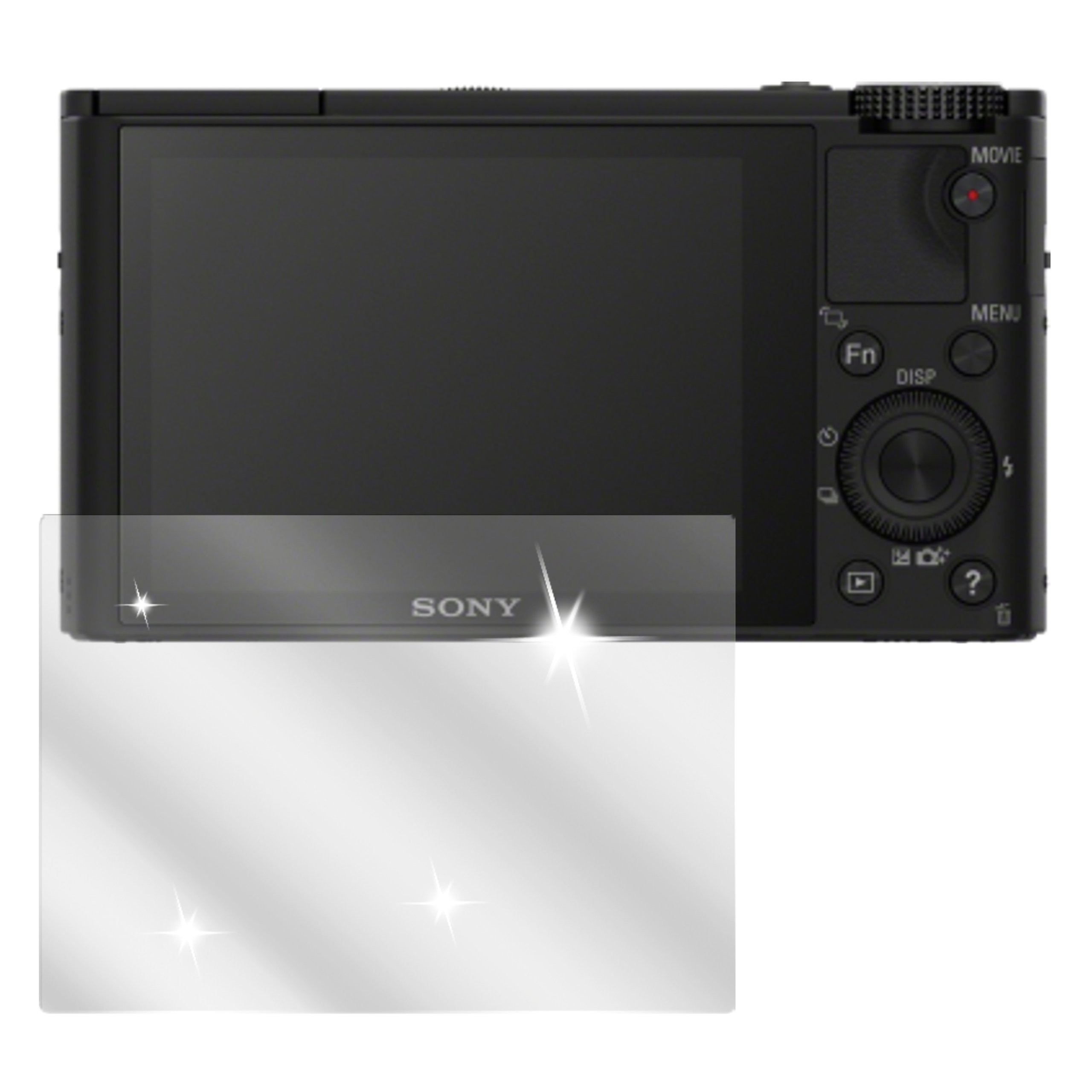 dipos I 6x Screen Protector compatible with Sony RX 100 / RX 100 II Protection Films clear