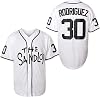 Benny The Jet Rodriguez The Sandlot Baseball Jersey, Michael Squints Palledorous Alan Yeah-Yeah McClennan Men's Jersey S-3XL