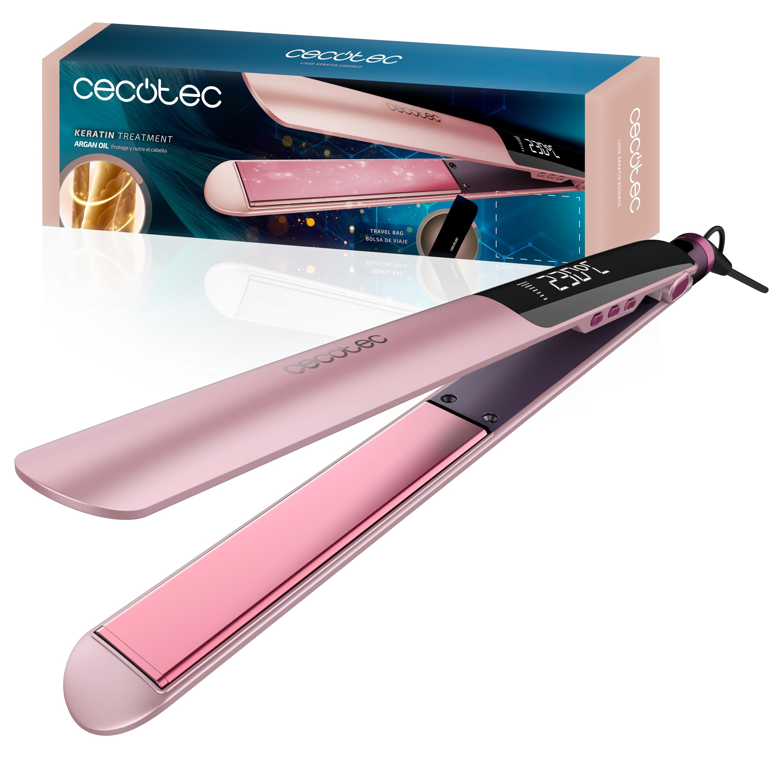Cecotec Narrow Hair Straightener Lisse Keratin Essence