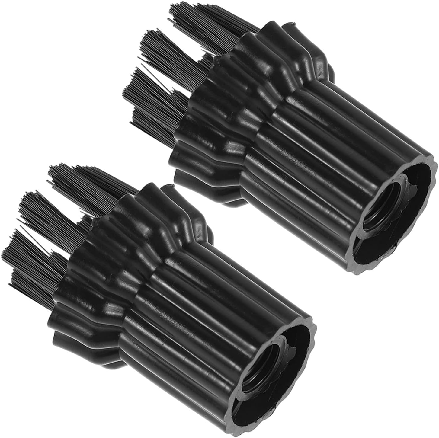 2pcs Steam Mop Brush Head Replacement Nylon Black
