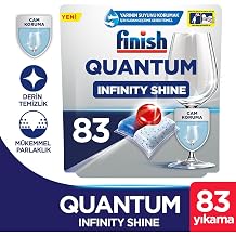 Quantum Infinity Shine 83 Kaps l Bula k Makinesi Deterjan  Tableti