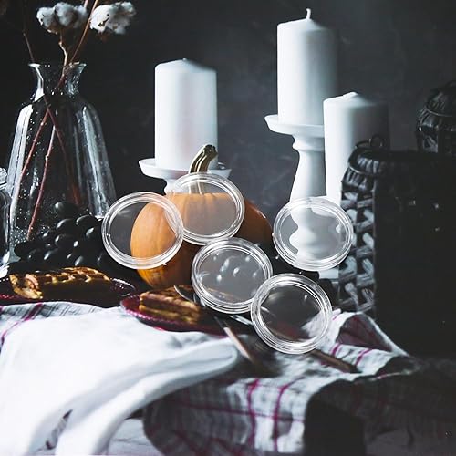 Miniatura 6 de Namzi 200 unidades de 0.827 in de monedas, estuche transparente redondo protector de monedas para la colección de soportes de monedas