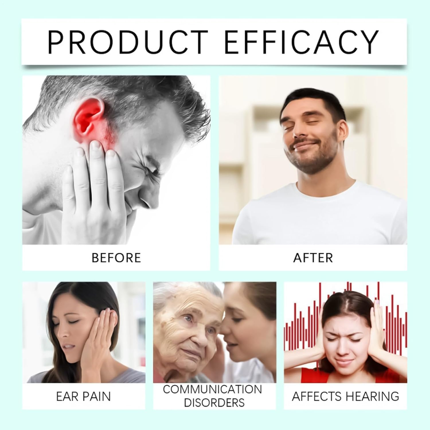 Ear Drops, 30ml Hydrating Care for Clogged Ears, Solution for Sensitive, Itchy Ears, Seniors, Women, Adults, Swimmers, Frequent Flyers, Gym