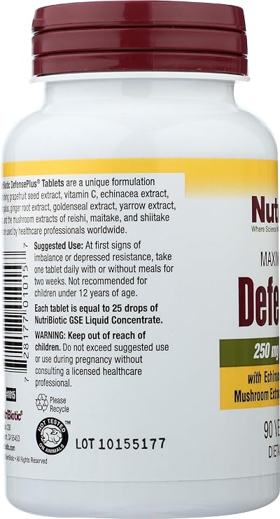 Nutribiotic, Defense Plus, 90 Tablets