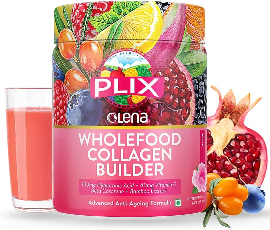 GKH Olena Plant-Based Collagen for Skin Elasticity & Renewal- 25 Servings (Rose) (Single Pack) (200g)
