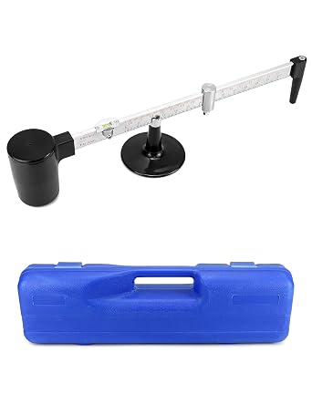 QWORK Mud Hydrometer - Engineering Plastic Mud Scale Liquid Densimeter 0.96-2.5 g/cm3, Professional-Grade 0.01g/cm3 High Accuracy & Durability Mud Gravity Balance for Lab and Field Use