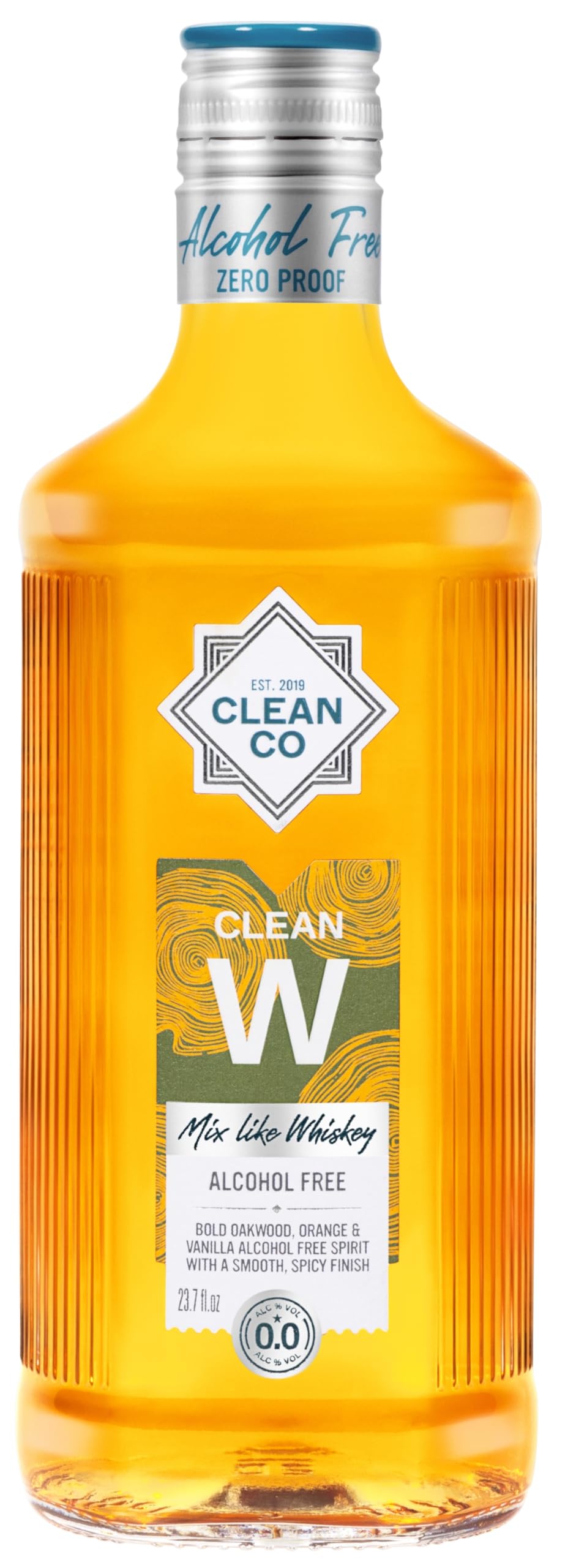 CleanCo Clean W Non Alcoholic Whisky Alternative, 70cl