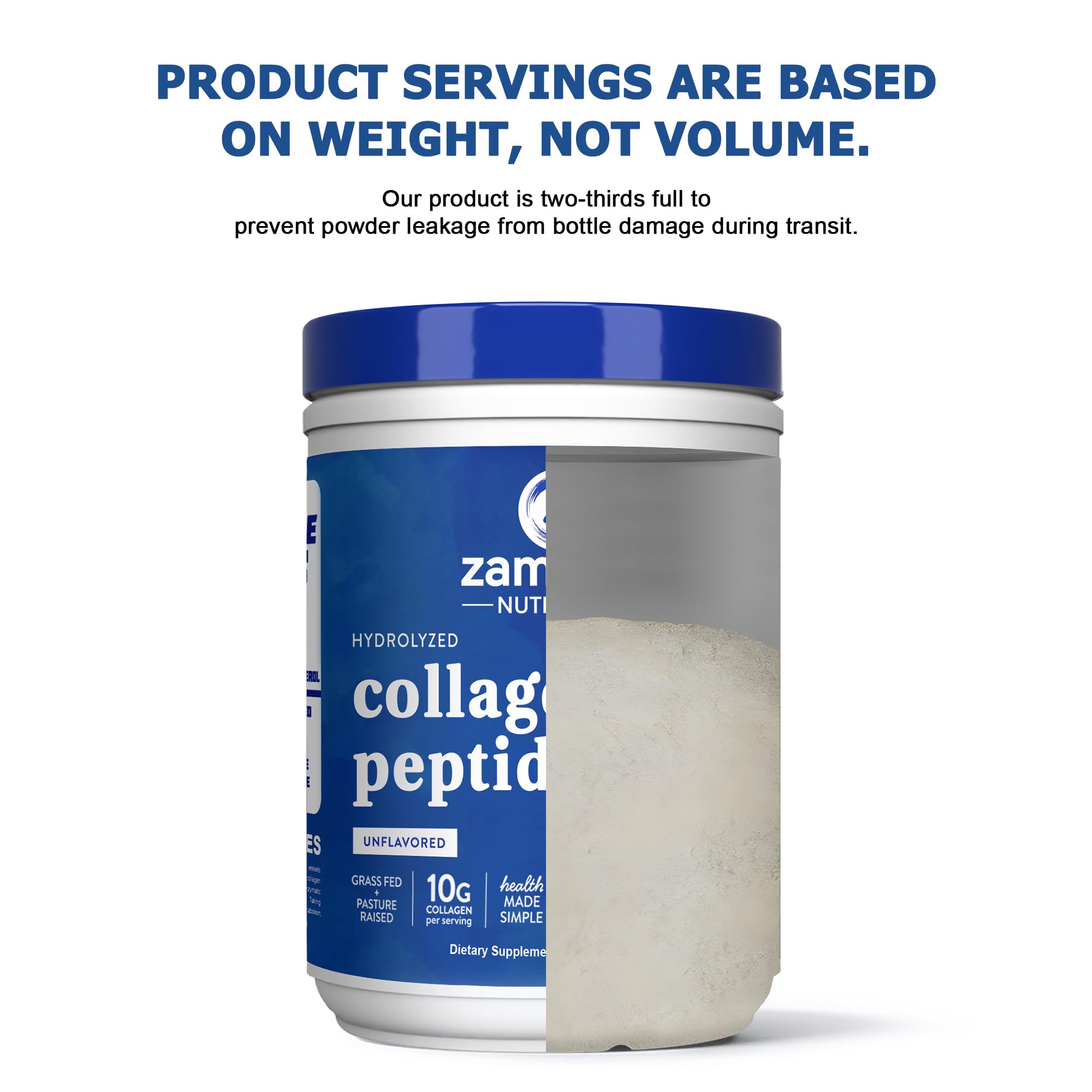 Amazon.com: Zammex Grass Fed Collagen Peptides Type 1 & 3