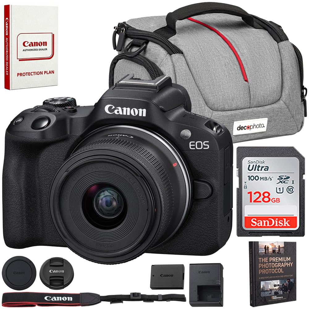 Canon EOS R50 Mirrorless Camera Bundle