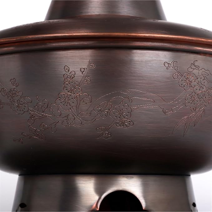 Olla de Cobre para Hot Pot 30cm - Familiar, Antiguo Diseño miniatura 8