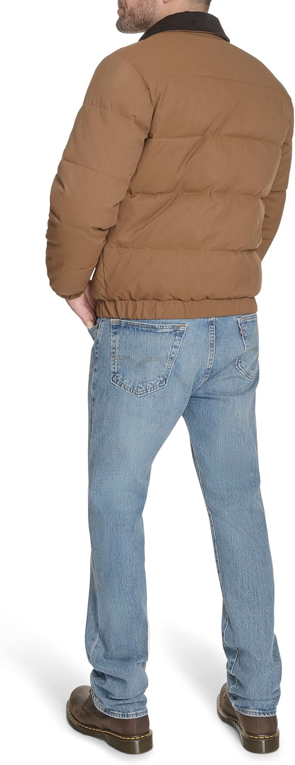 Levi's Men's Quilted Depot Jacket With Sherpa Collar - Image 4