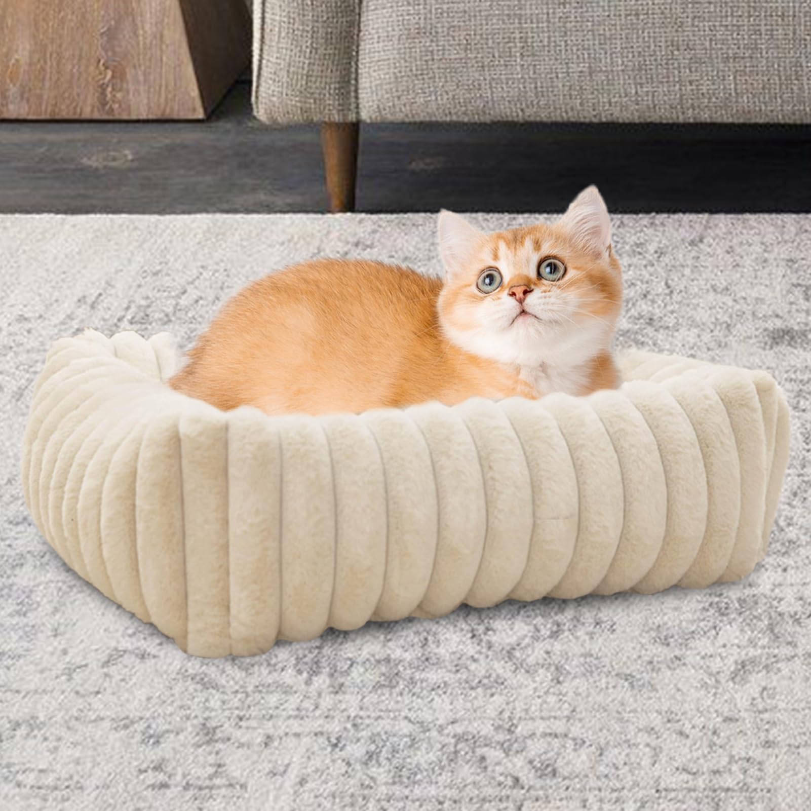 Camas Lavables Para Cachorros Sofá Mascotas Almohadilla Suave Confortable | Cama Térmica Lavable Esterilla Mascota Sofá Cojín Almohadilla Caseta Hogar Apartamento Salón