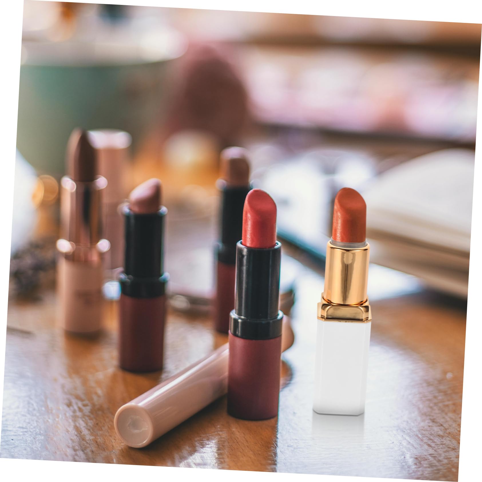 FRCOLOR 4 Juegos Poseedor Bálsamo Máscara Mini Varita Mágica Herramientas Cosméticas De Las Mujeres Tubo De Brillo De Labios De Bricolaje Botellas De Brillo De Labios Abs 10 Uds * 4