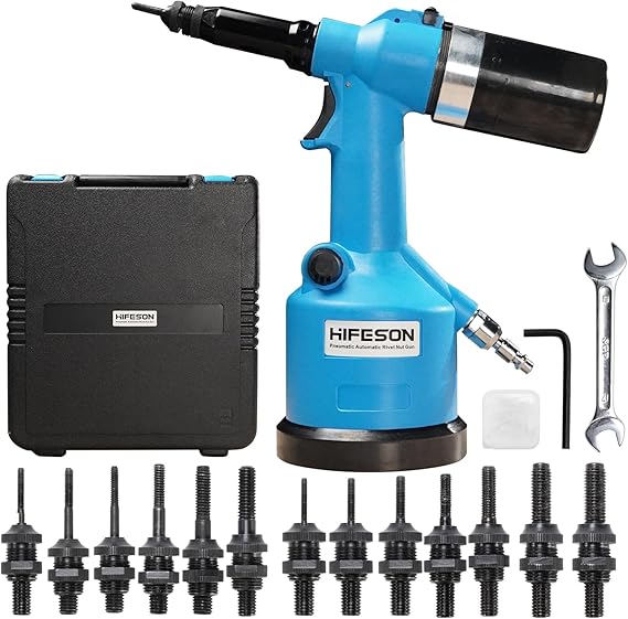 HIFESON Heavy Duty Air Hydraulic Rivet Nut Tool, Pneumatic