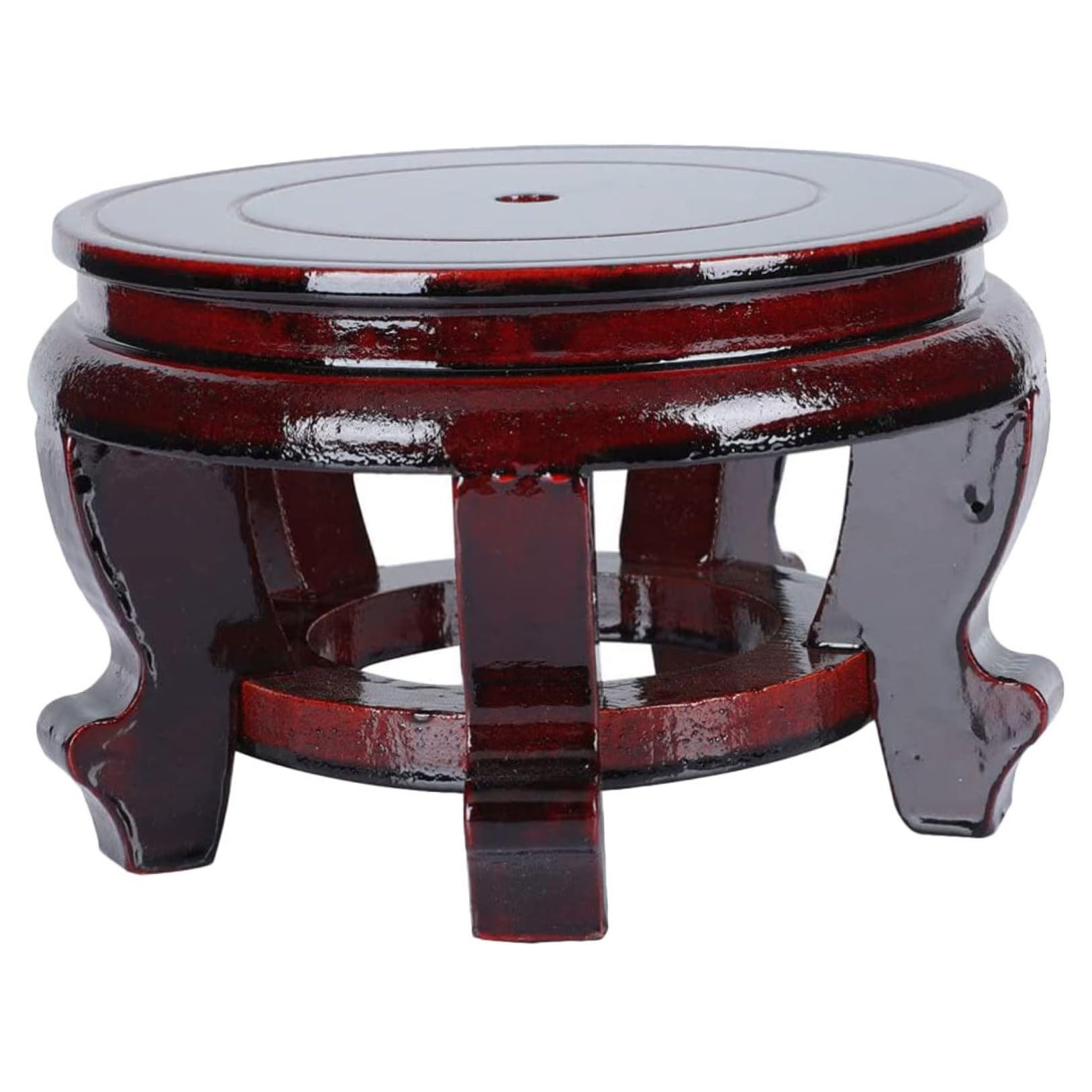 Uonlytech Soporte de Madera para Macetas Base Estable y Protección del Suelo, Adecuado para Plantas en Maceta en Jardinería y Otros Espacios Interiores
