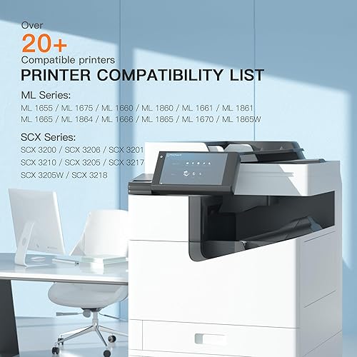 Miniatura 2 de E-Z Ink Cartucho de tóner de repuesto compatible para Samsung 104 104S MLT-D104S para usar con impresora ML-1660 ML-1661 ML-1667 ML-1665 ML-1675