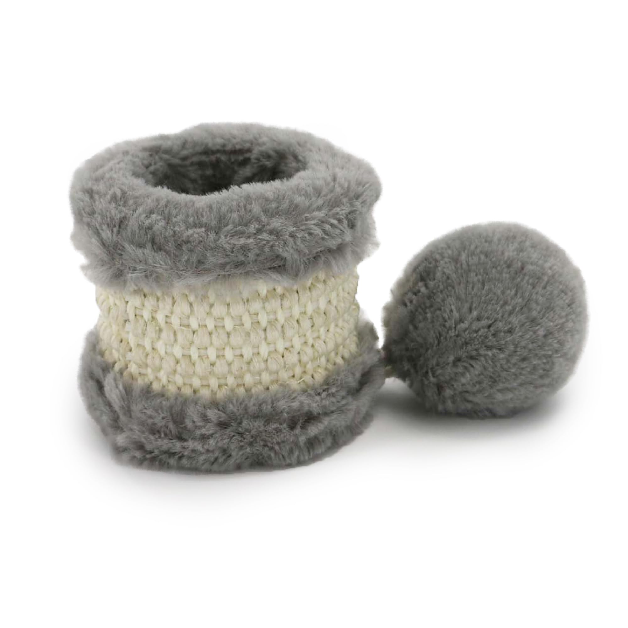 Pom Pom Drum Cat Scratcher Toy 14cm
