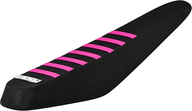 Enjoy Mfg Seat Cover - Compatible with ZOOZ UU750 UU1100 UF1200 E-Bike Black w/Ribs #391 All Black/Pink Ribs