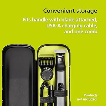 Amazon.com: Philips Norelco OneBlade Pro Face+Body Travel Kit