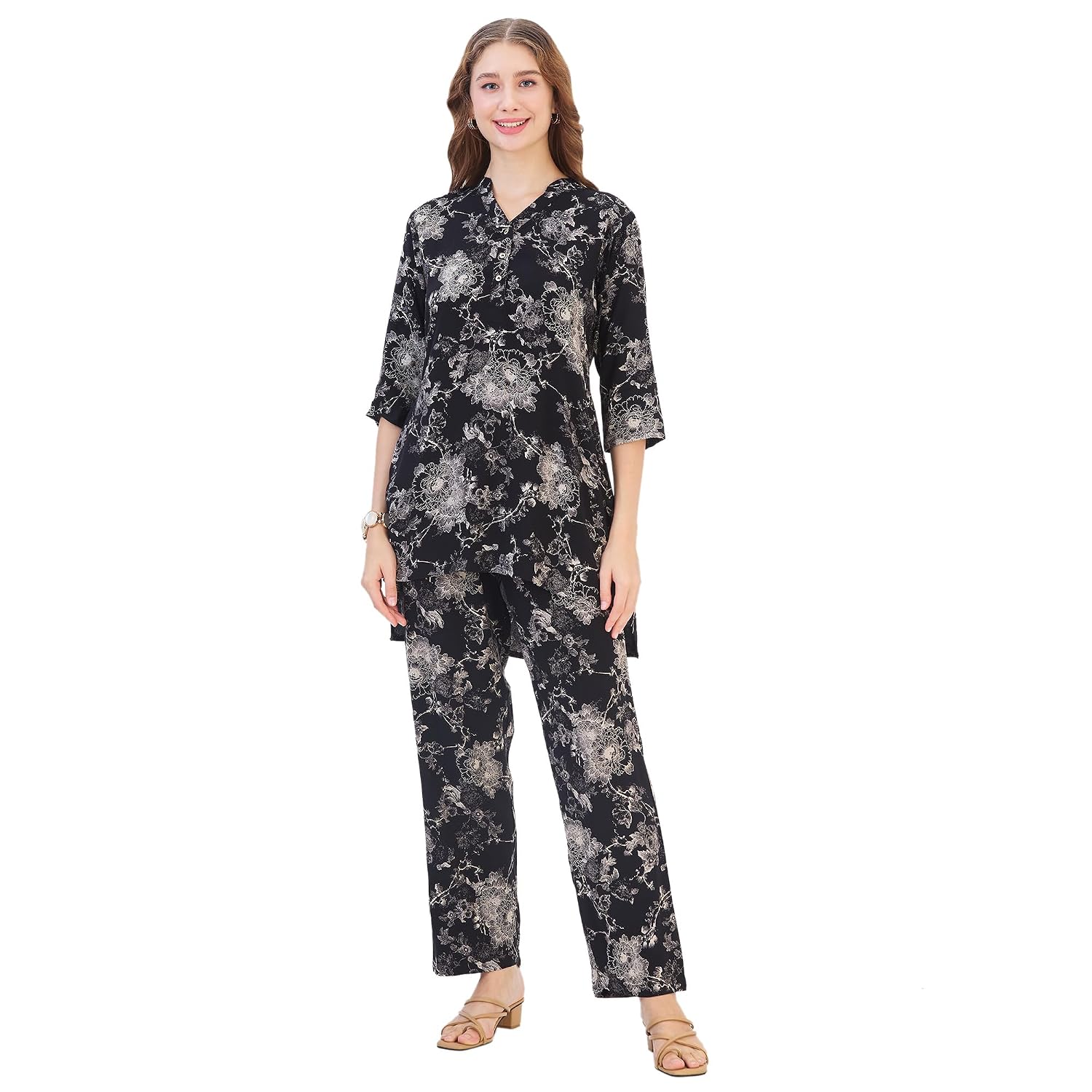 AV2 Women Cotton Printed Tunic & Bottom Coord Set 2445 - Review, Price and Buying Guide