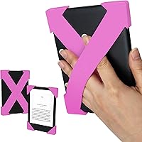 Vista 17 de Strapsicle Correa de mano de silicona – Paperwhite Gen 11 (17,2 cm) & Gen 12 (17,8 cm), Colorsoft – Grande – Pack de 2 – Negro – Cómoda alternativa