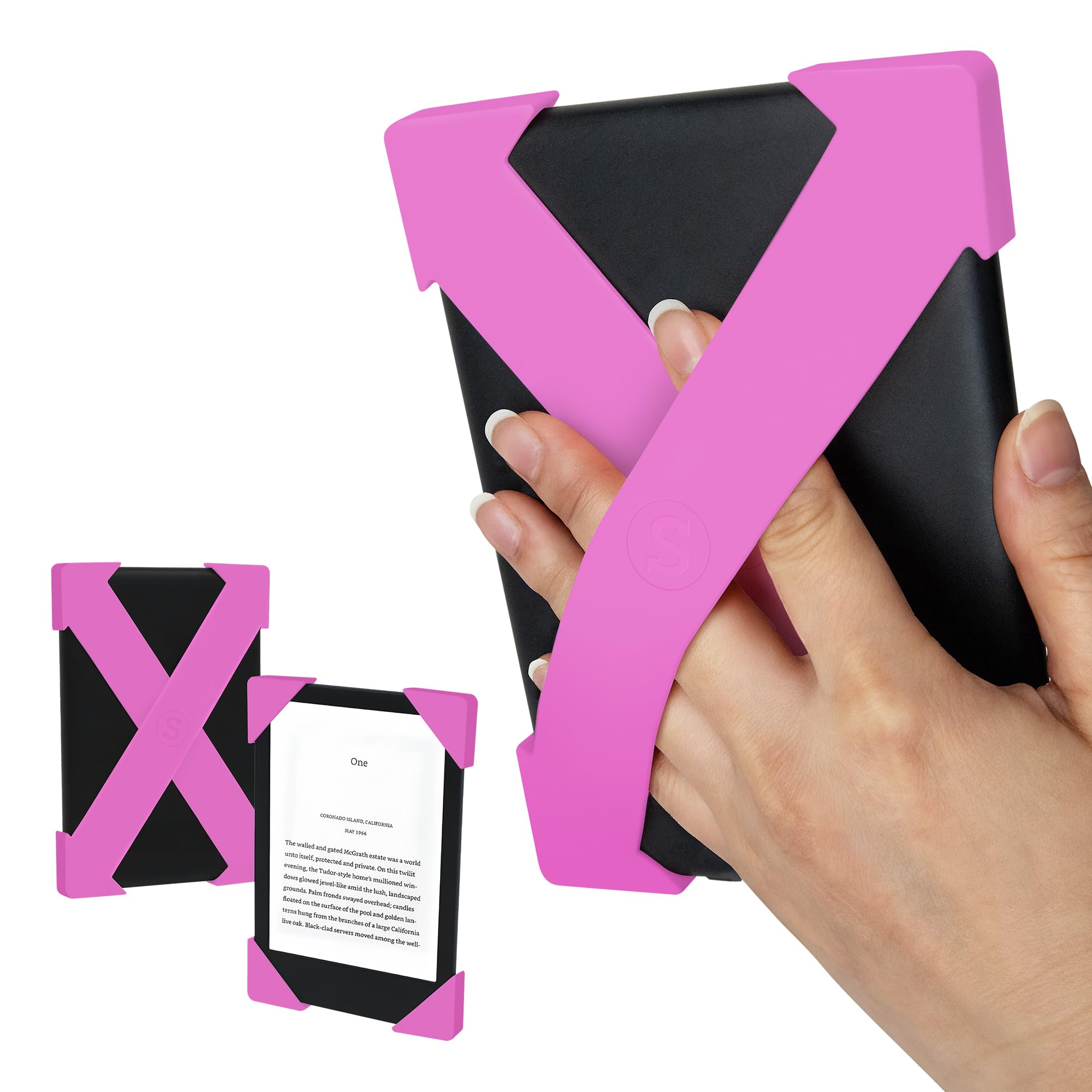 Kindle Hand Strap by Strapsicle, Kindle Cover with Hand Strap, E-Reader Cover Compatible for Kindle Generation 4-10, Kindle Paperwhite 1-4, and Some Kobos Candy-image-7
