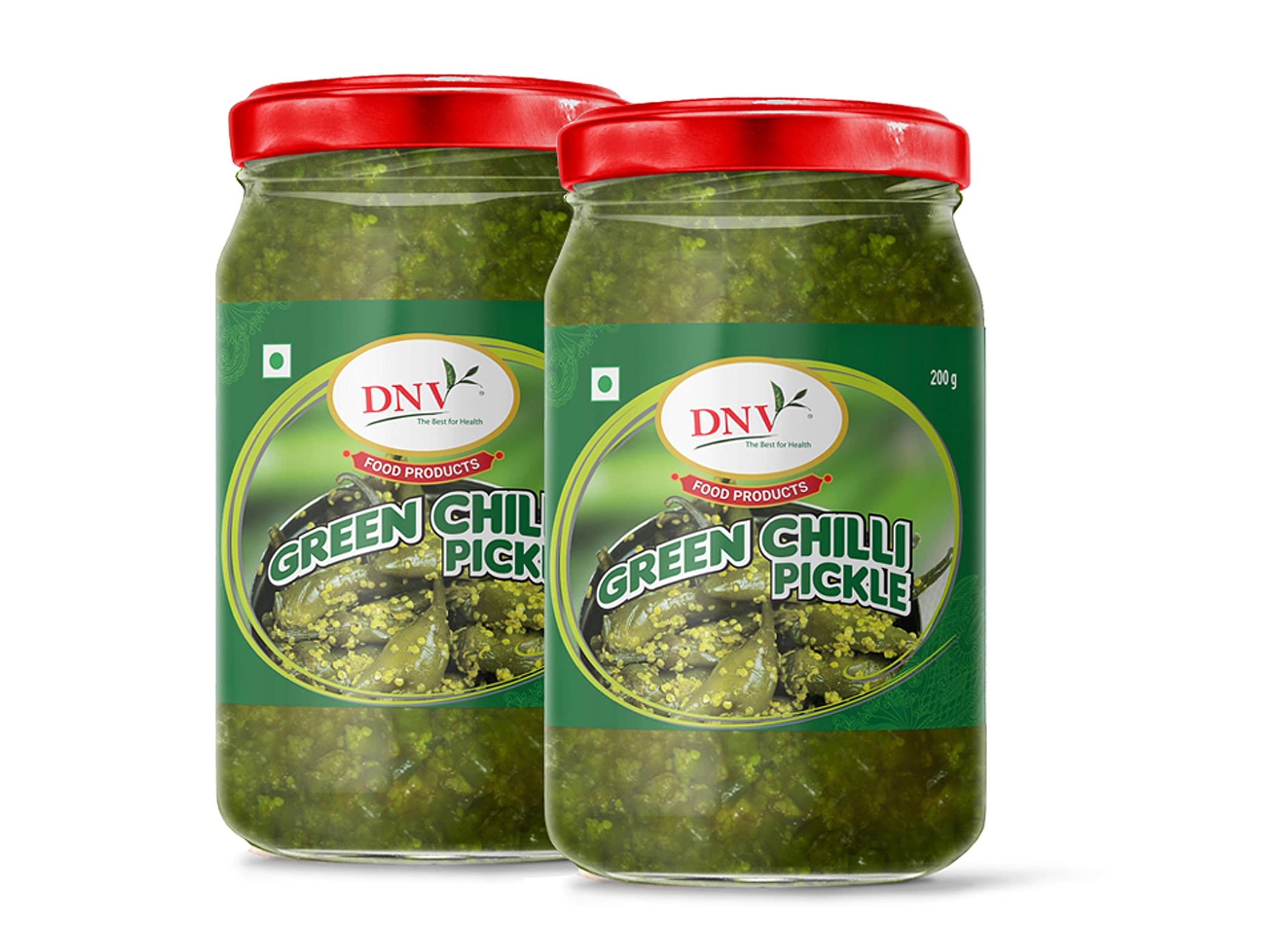 DNV Spicy & Tasty Green Chilli Pickles/Mirchi ka Achaar, Pack of 2-200g Each (B07TDX1X77) Amazon Price History, Amazon Price Tracker