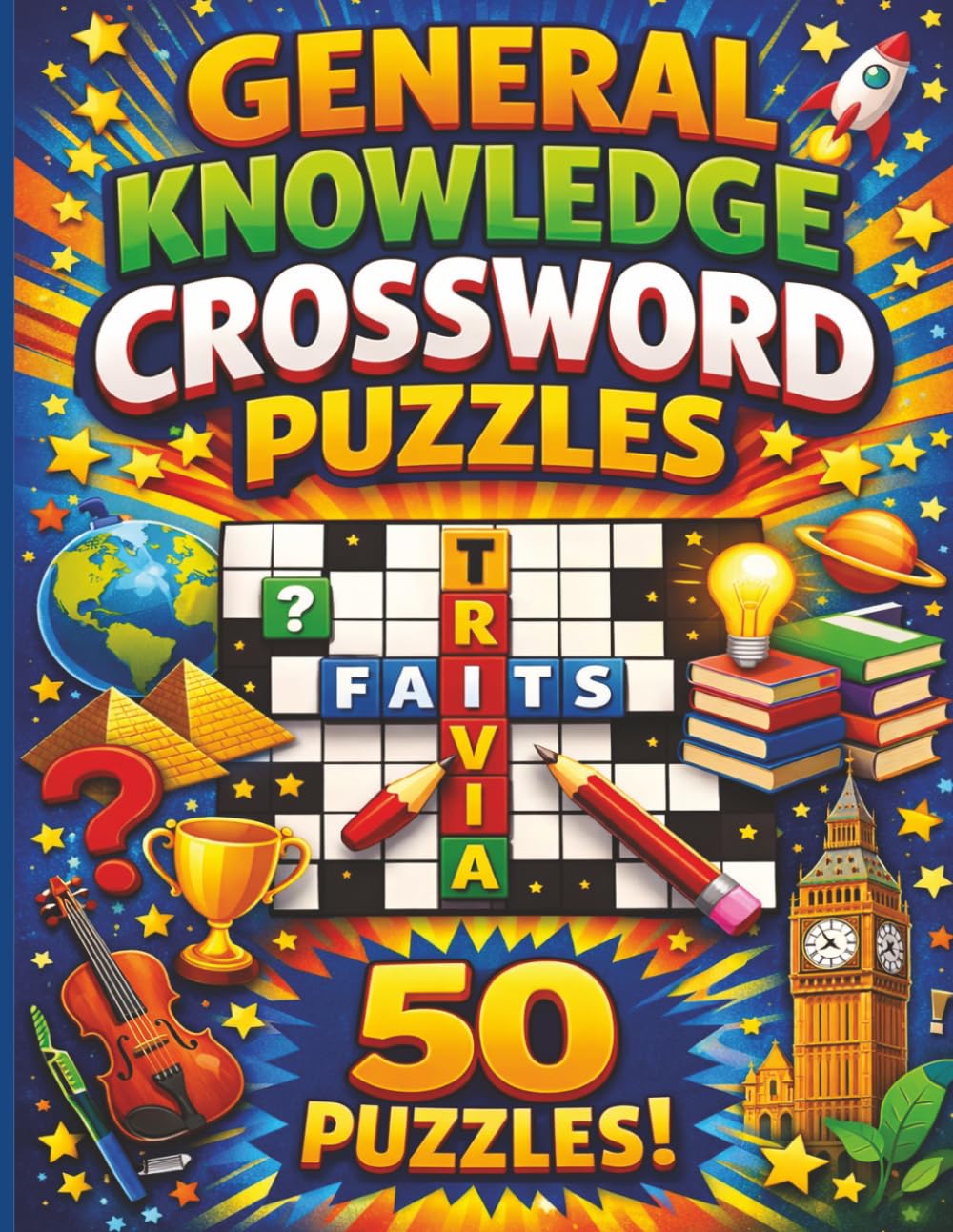 General Knowledge Wordsearch: 50 puzzles of general knowledge for all ages