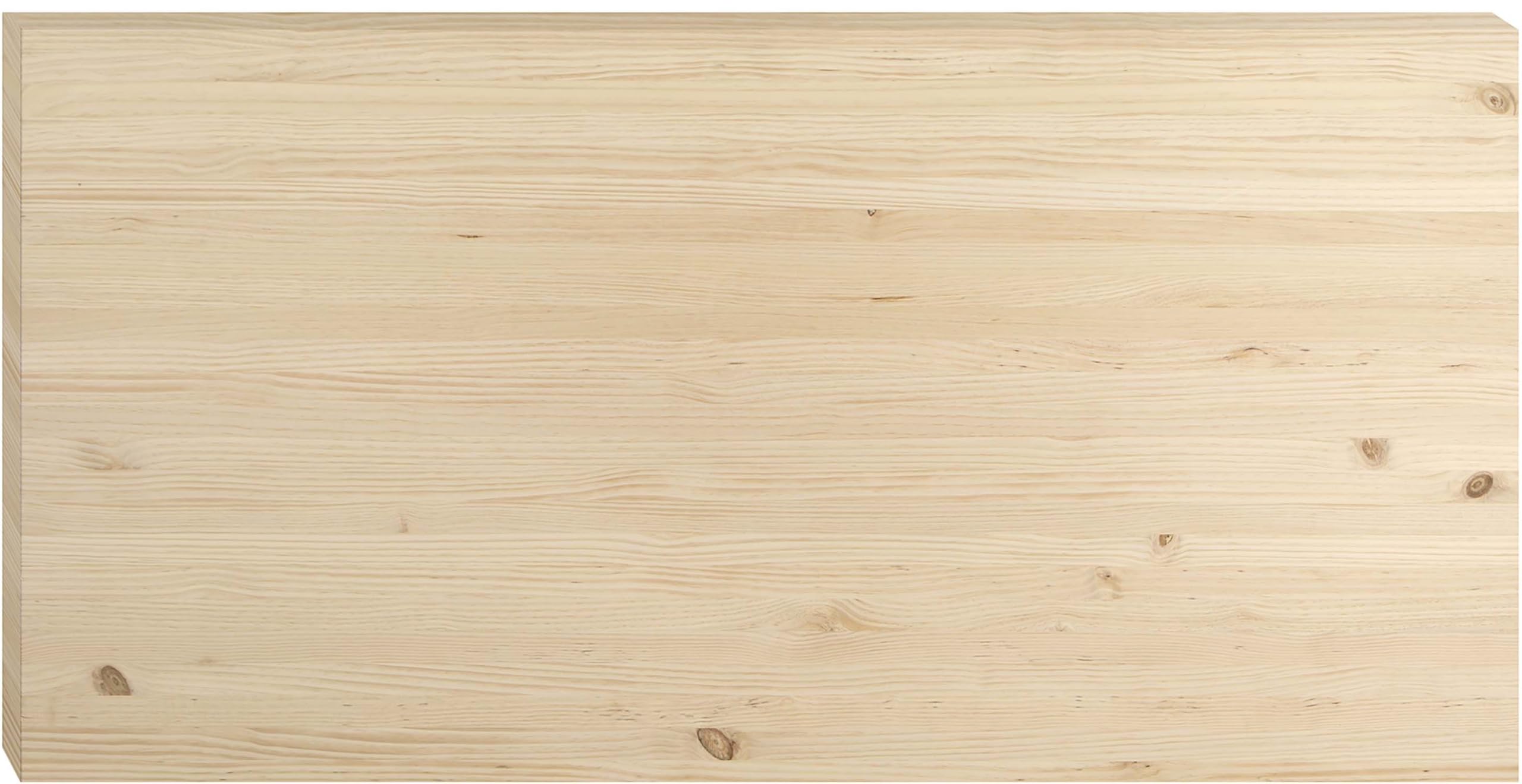 Tablero de madera de pino para mesa comedor 160x70 cm, gran grosor de 3 cm