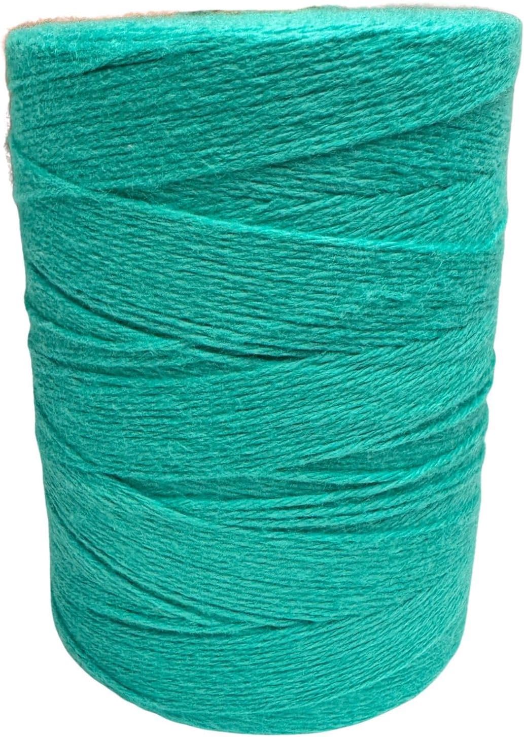 100% Unmercerized Cotton Weaving Warp Thread 8/4 | Made in America | 840 Yards | 8 oz Total Weight | Choose Colors of Blues/Greens/Turquoises (Turquoise 8/4)