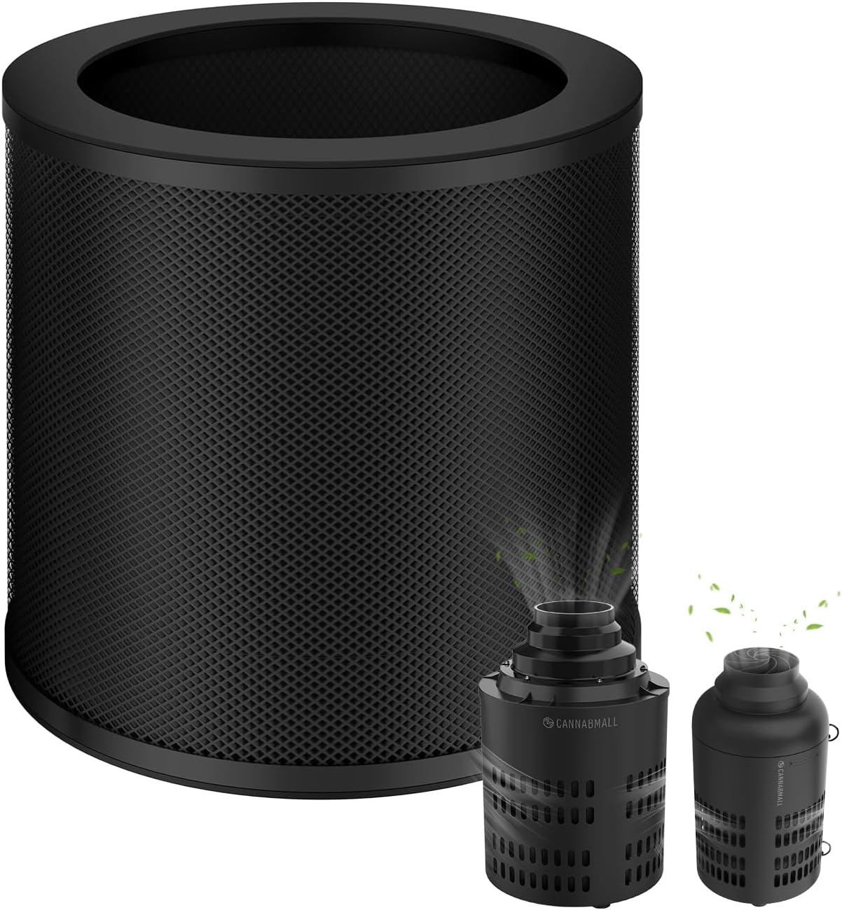 6 Inch Replacement Air Carbon Filter, 38mm Smellines Control Filtration with Australia Virgin Charcoal for Grow Tent, Inline Duct Fan, Hydroponics, Odor Scrubber, Greenhouse, Breeding Farm