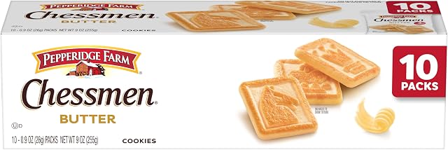 Pepperidge Farm Butter Chessmen Cookies Snack Pack