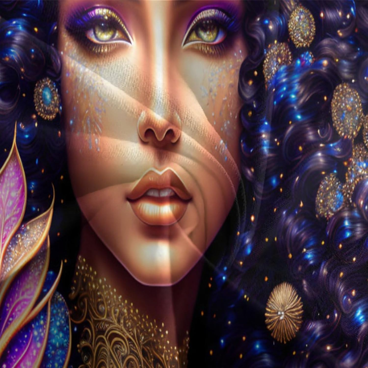 Beautiful Girl Three Piece Suit Cartoon Quilt Cover Set - Super Soft Bedding Set for Kids with Pillowcase - Lightweight and Breathable Microfiber Bed Linens