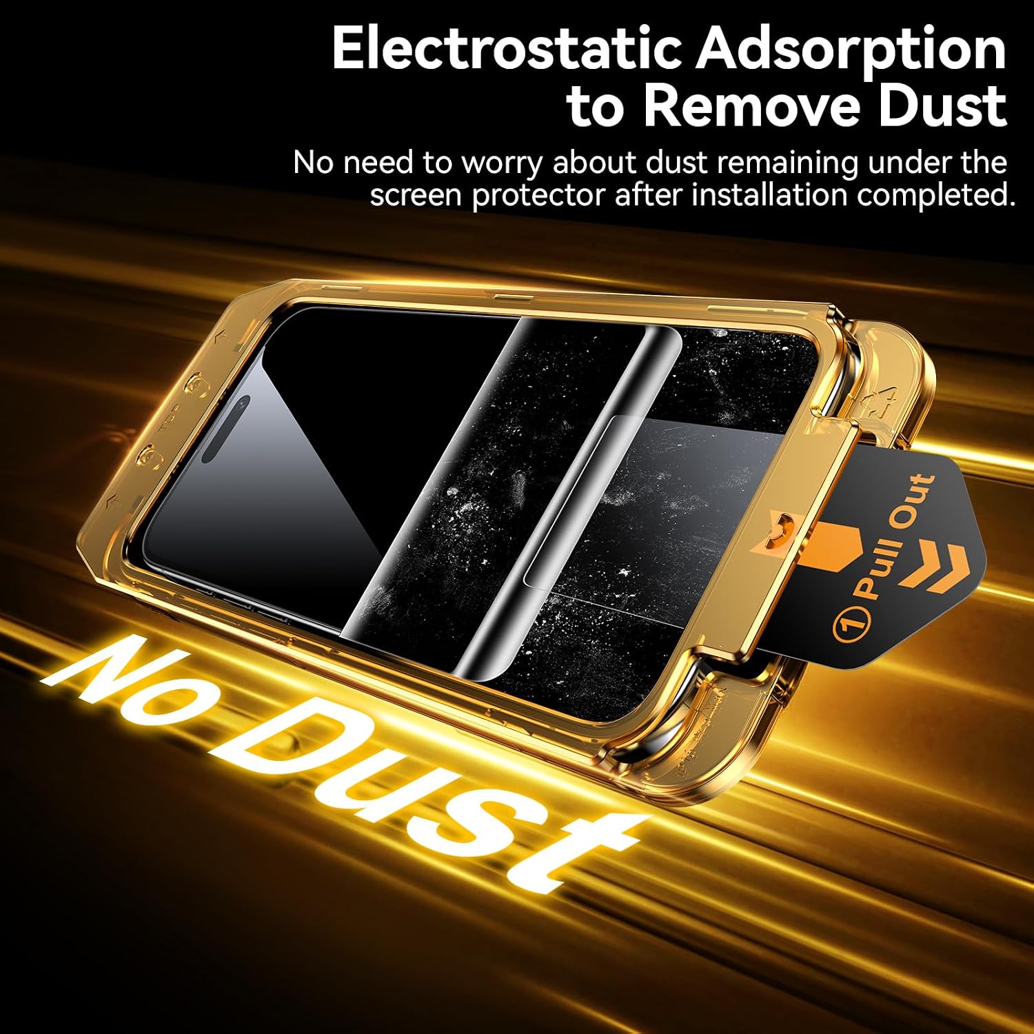 Esanik 2 Pack Matte Glass Screen Protector for iPhone 16 Pro, [Auto-alignment, auto-dust removal], Anti-Glare & Anti-Fingerprint,Anti-Reflection,Bubble Free, Smooth as Silk, 9H Glass Screen Cover