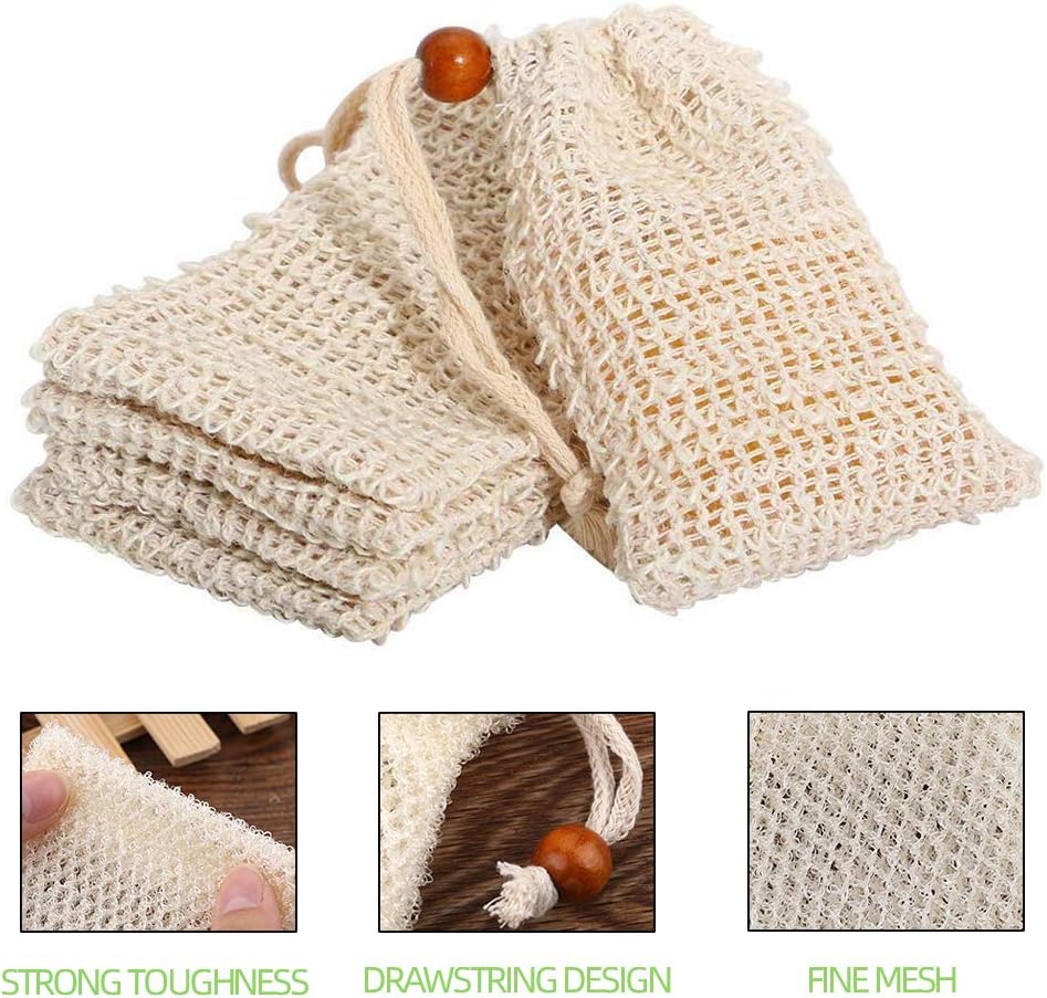 knitted soap bolsa