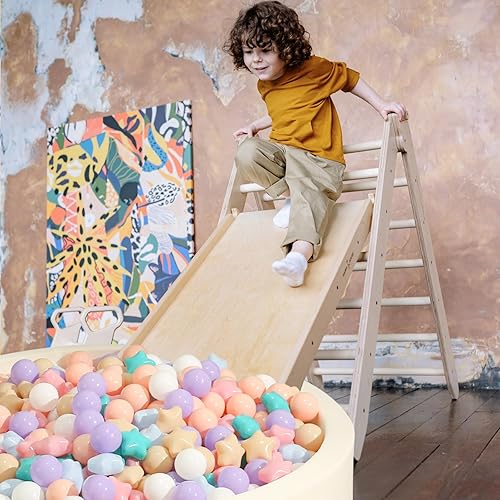 Miniatura 2 de Pelotas de juego para bebés, bolas pequeñas estrellas para niños, bolas de plástico para bebés, pelotas de juego para bebés, pelotas de juegos para