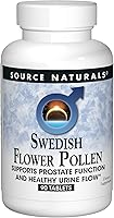 Vista 4 de Source Naturals Polen de Flores Sueco Apoya la Función de la Próstata y el Flujo Saludable de Orina* - 90 Tabletas
