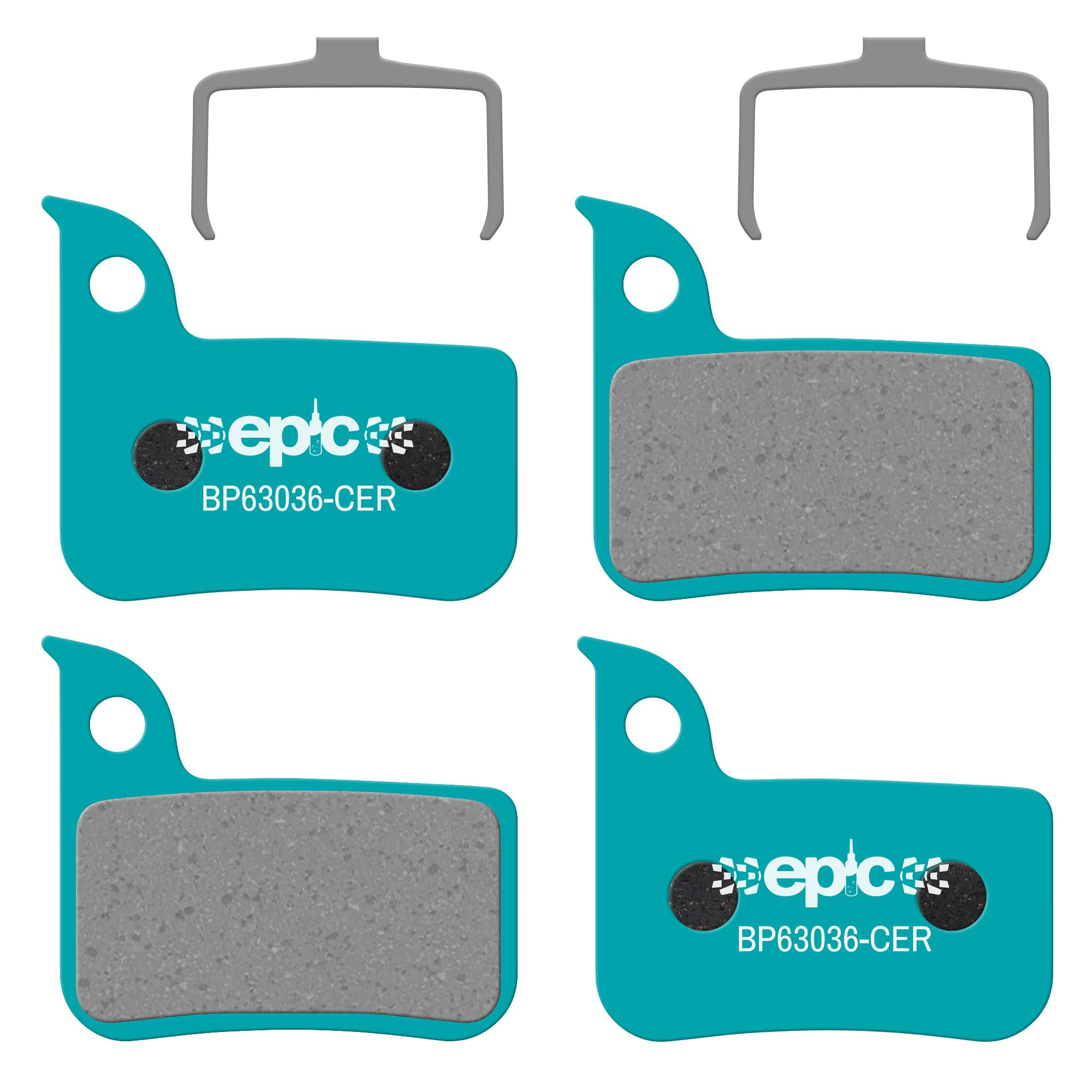 epic Disc Brake Pads for SRAM Red, Apex, Rival, Force & Level Ultimate Brakes | Organic, Semi-Metallic, Sintered, Ceramic, E-Bike Options | Quiet, Durable, High-Performance | 2 Sets (Ceramic)