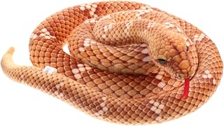 Toyvian Brinquedo Python Simulado Brinquedos Educativos Para Crianças Bichos De Pelúcia Fofos Decoração Infantil De Pelúcia Brinquedo De Realista Tiflosão De Pelúcia De