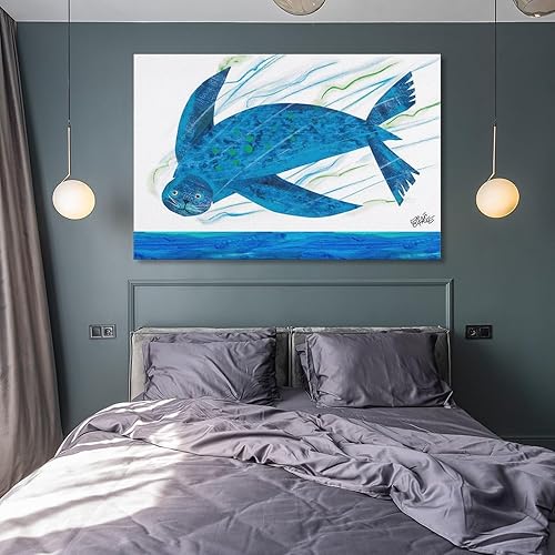 Miniatura 8 de Eric Carle - Póster de dibujo infantil de anime para niños, impresión de obras de arte, arte de pared, lienzo, decoración de regalo, pósteres