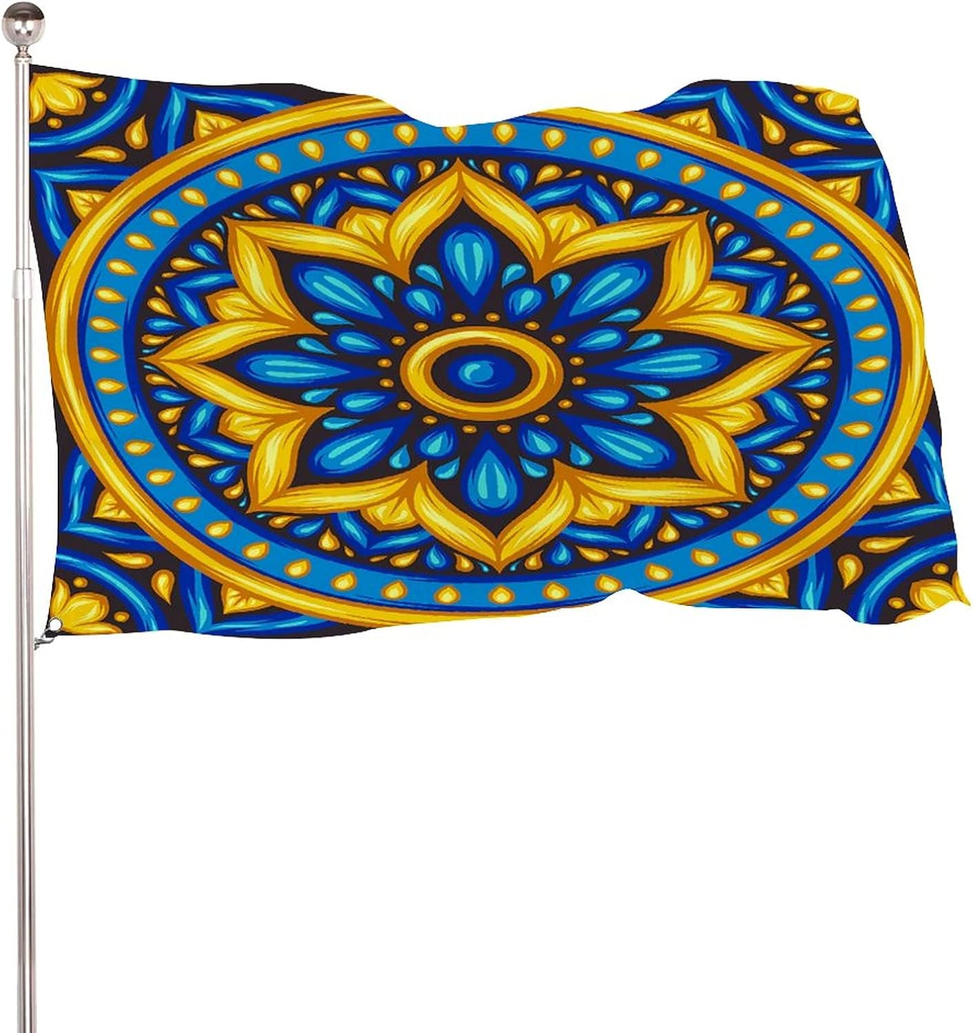 Dorm room flags Flags for guys Moroccan Ceramic Tile Flags