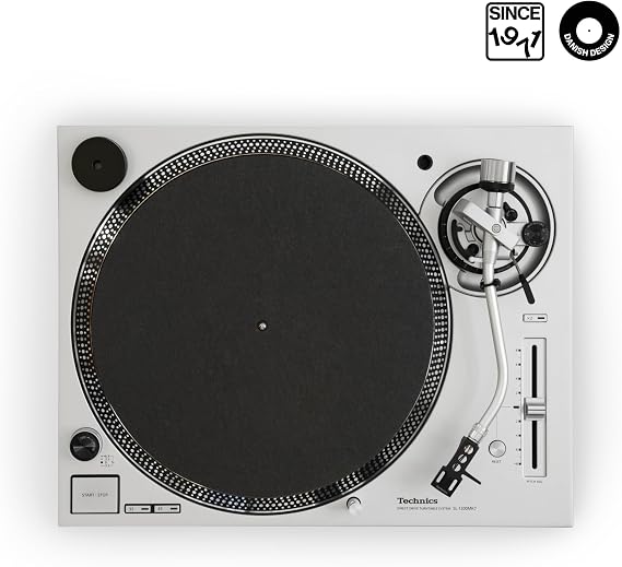 am Anti-Static Turntable Mat Carbon Fiber Felt Slipmat for 12-Inch Vinyl Record Players