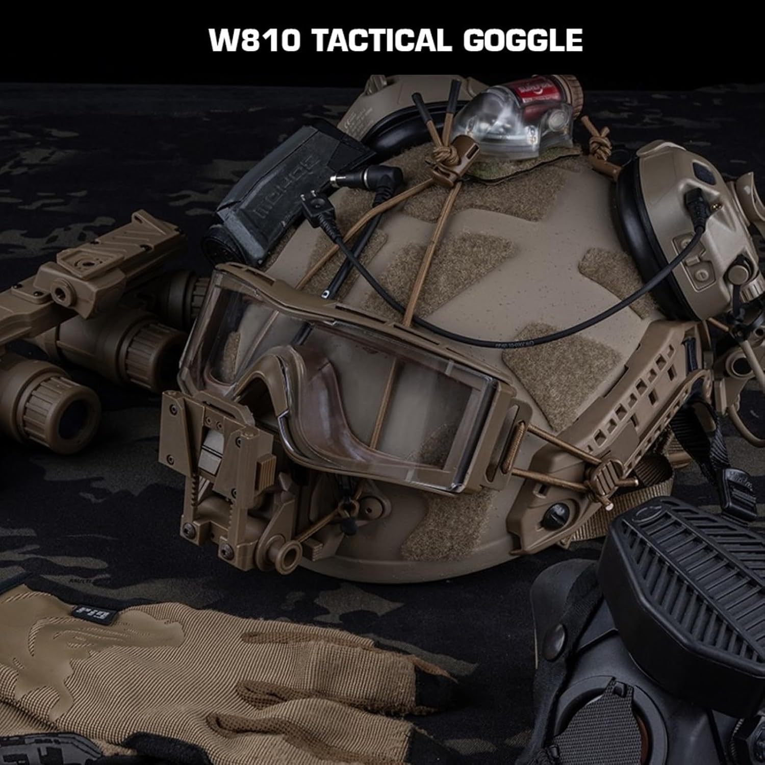 Airsoft Goggles with 3 Interchangeable Lens, Tactical Protective Goggles, for Cospaly Hunting Cycling Sports Game