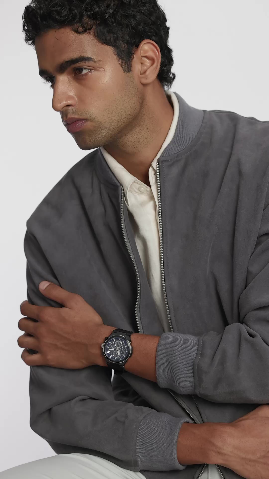 Kenneth Cole Quartz Analog with Black Dial Black Silicone Strap