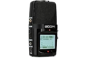 Zoom H2n Premium Digital Audio Recorder for Musicians, Podcasters, Filmmakers, and Sound Designers
