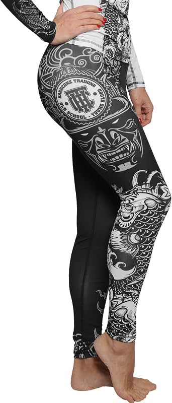 Hardcore Training Womens BJJ MMA Compression Pants No Gi Grappling Spats