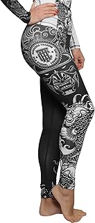 Hardcore Training Koi Compression Pants Women Spats Leggings Base Layer No Gi Tights Yoga Fitness Running Gym Workout MMA