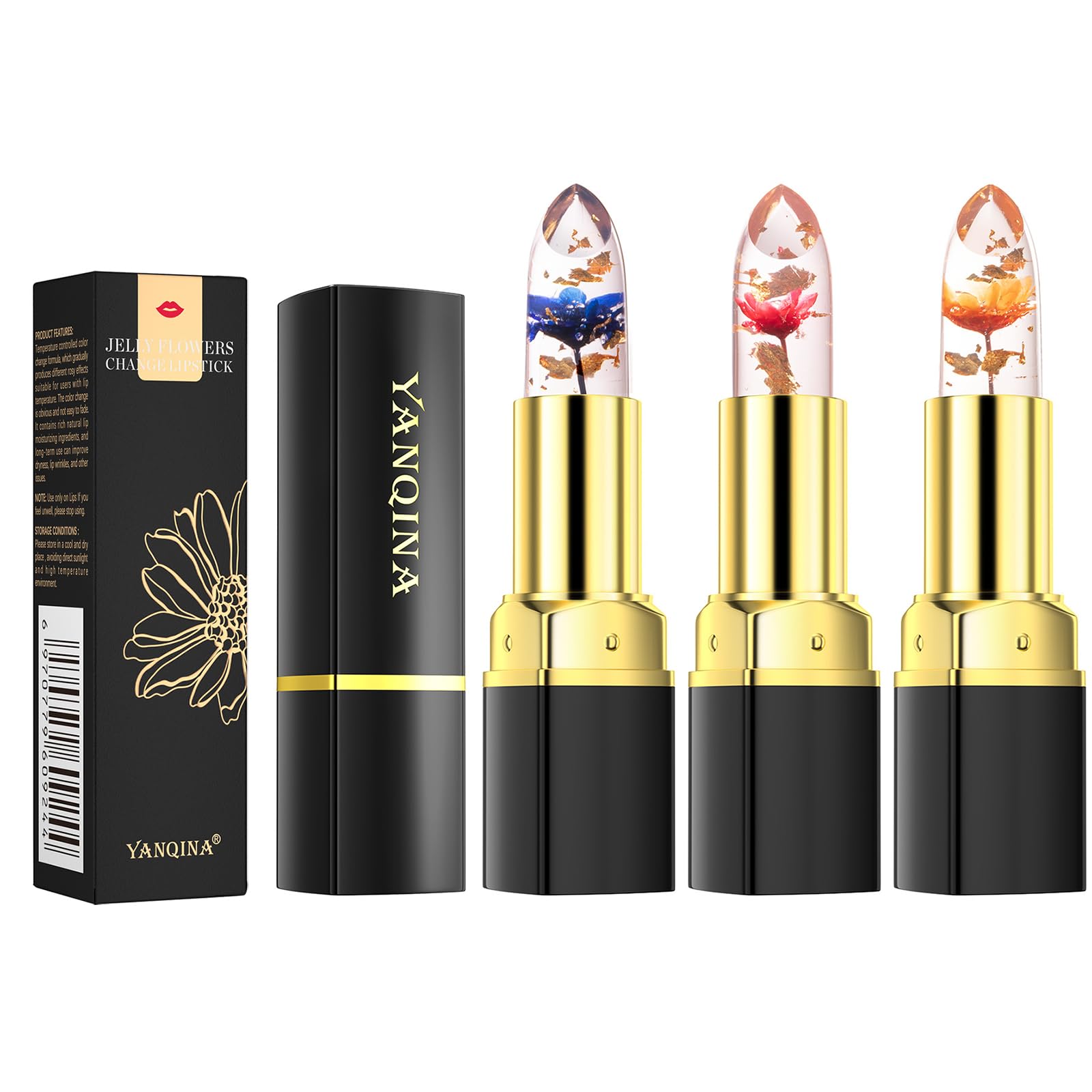 RoseFlower Lippenbalsam-Set (6 Stück) – Fruchtige Aromen, Vegan & Feuchtigkeitsspendend Für Trockene Lippen